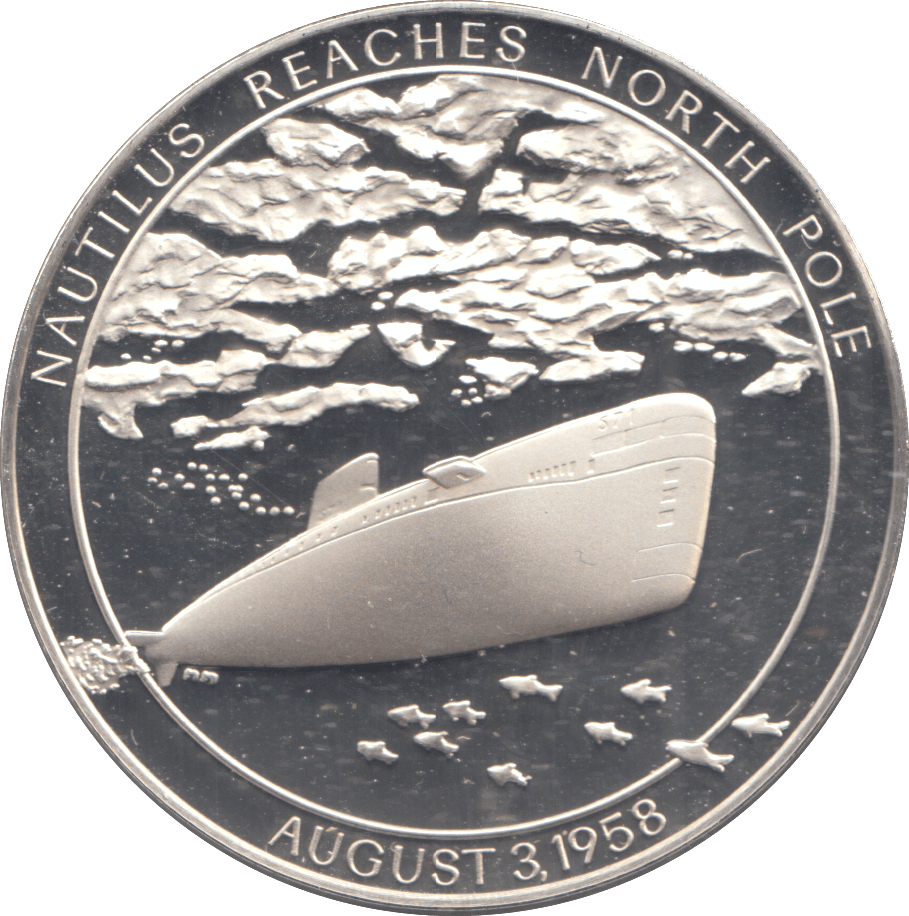 2012 SILVER PROOF NAUTILUS REACHES NORTH POLE - Silver Proof - Cambridgeshire Coins