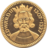 2012 SILVER PROOF OUR ROYAL SOVEREIGNS EDWARD II - Silver Proof - Cambridgeshire Coins