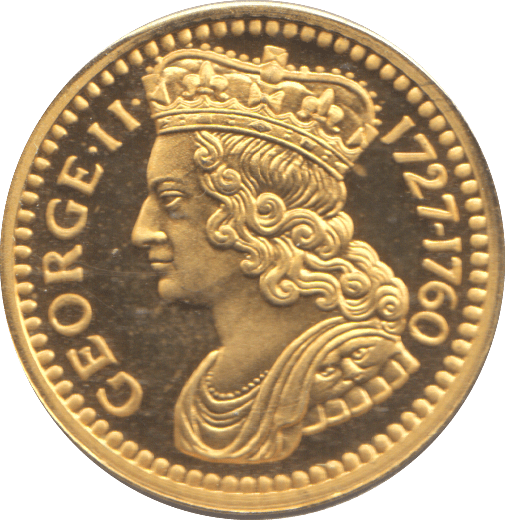 2012 SILVER PROOF OUR ROYAL SOVEREIGNS GEORGE II - Silver Proof - Cambridgeshire Coins