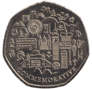 2012 SPIDER 50P SHAPED COIN - 50P SHAPED COIN - Cambridgeshire Coins