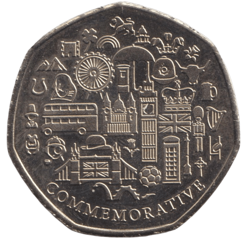 2012 SPIDER 50P SHAPED COIN - 50P SHAPED COIN - Cambridgeshire Coins