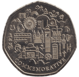 2012 SPIDER 50P SHAPED COIN - 50P SHAPED COIN - Cambridgeshire Coins