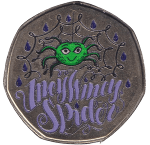 2012 SPIDER 50P SHAPED COIN - 50P SHAPED COIN - Cambridgeshire Coins