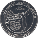 2012 TEN DOLLARS DIAMOND JUBILEE - WORLD COINS - Cambridgeshire Coins