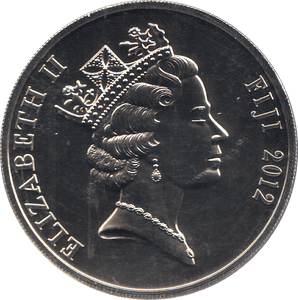 2012 TEN DOLLARS FIJI DIAMOND JUBILLEE - WORLD COINS - Cambridgeshire Coins