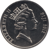 2012 TEN DOLLARS FIJI DIAMOND JUBILLEE - WORLD COINS - Cambridgeshire Coins