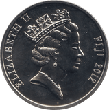 2012 TEN DOLLARS FIJI F372 - WORLD COINS - Cambridgeshire Coins
