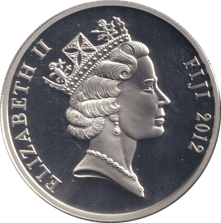 2012 TEN DOLLARS SILVER PROOF FIJI - WORLD COINS - Cambridgeshire Coins