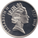 2012 TEN DOLLARS SILVER PROOF FIJI - WORLD COINS - Cambridgeshire Coins