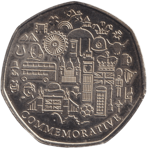 2012 THE GRAND OLD DUKE OF YORK 50P SHAPED COIN - 50P SHAPED COIN - Cambridgeshire Coins