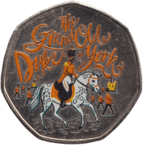 2012 THE GRAND OLD DUKE OF YORK 50P SHAPED COIN - 50P SHAPED COIN - Cambridgeshire Coins