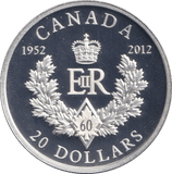 2012 TWENTY DOLLARS SILVER PROOF CANADA - WORLD COINS - Cambridgeshire Coins