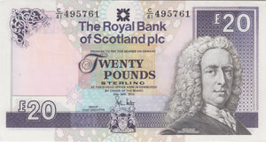 2012 TWENTY POUND ROYAL BANK OF SCOTLAND BANKNOTE REF SCOT - 80 - World Banknotes - Cambridgeshire Coins