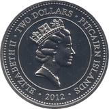 2012 TWO DOLLARS PITCAIRN ISLANDS - WORLD COINS - Cambridgeshire Coins