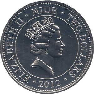 2012 TWO DOLLARS - WORLD COINS - Cambridgeshire Coins