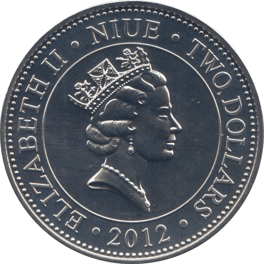 2012 TWO DOLLARS - WORLD COINS - Cambridgeshire Coins