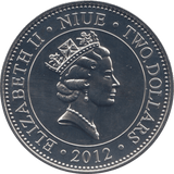 2012 TWO DOLLARS - WORLD COINS - Cambridgeshire Coins