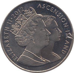 2012 TWO POUNDS ASCENSION ISLAND F448 - WORLD COINS - Cambridgeshire Coins