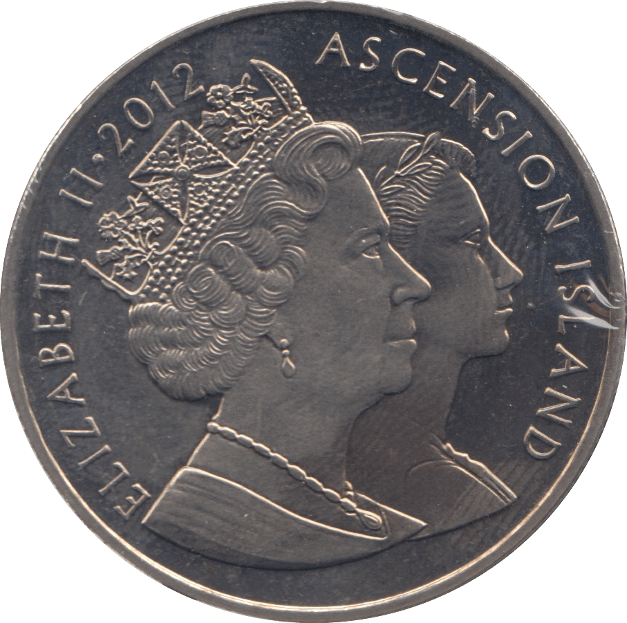 2012 TWO POUNDS ASCENSION ISLAND F448 - WORLD COINS - Cambridgeshire Coins