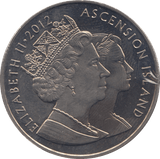 2012 TWO POUNDS ASCENSION ISLAND F448 - WORLD COINS - Cambridgeshire Coins