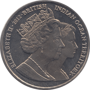 2012 TWO POUNDS BRITISH INDIAN OCEAN F497 - WORLD COINS - Cambridgeshire Coins