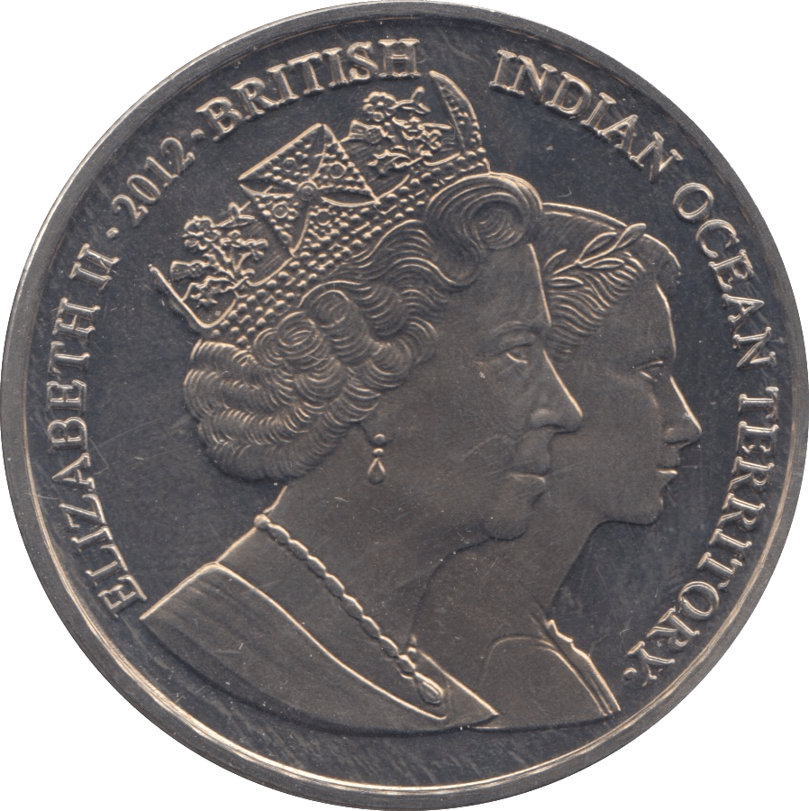 2012 TWO POUNDS BRITISH INDIAN OCEAN F497 - WORLD COINS - Cambridgeshire Coins