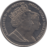 2012 TWO POUNDS BRITISH INDIAN OCEAN F497 - WORLD COINS - Cambridgeshire Coins