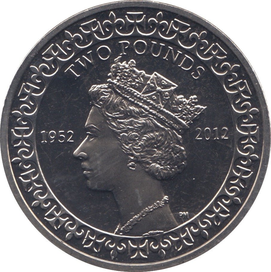 2012 TWO POUNDS BRITISH INDIAN OCEAN - WORLD COINS - Cambridgeshire Coins