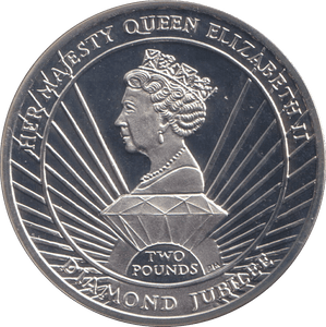 2012 TWO POUNDS SILVER PROOF SANDWICH ISLANDS - WORLD COINS - Cambridgeshire Coins