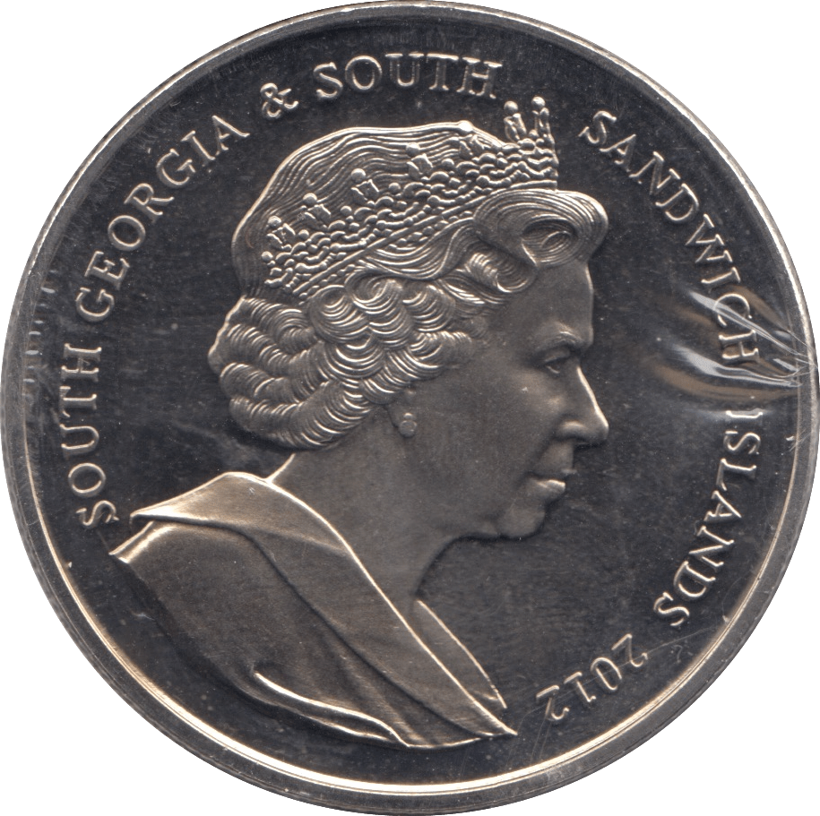 2012 TWO POUNDS SOUTH GEORGIA AND SANDWICH ISLANDS F550 - WORLD COINS - Cambridgeshire Coins