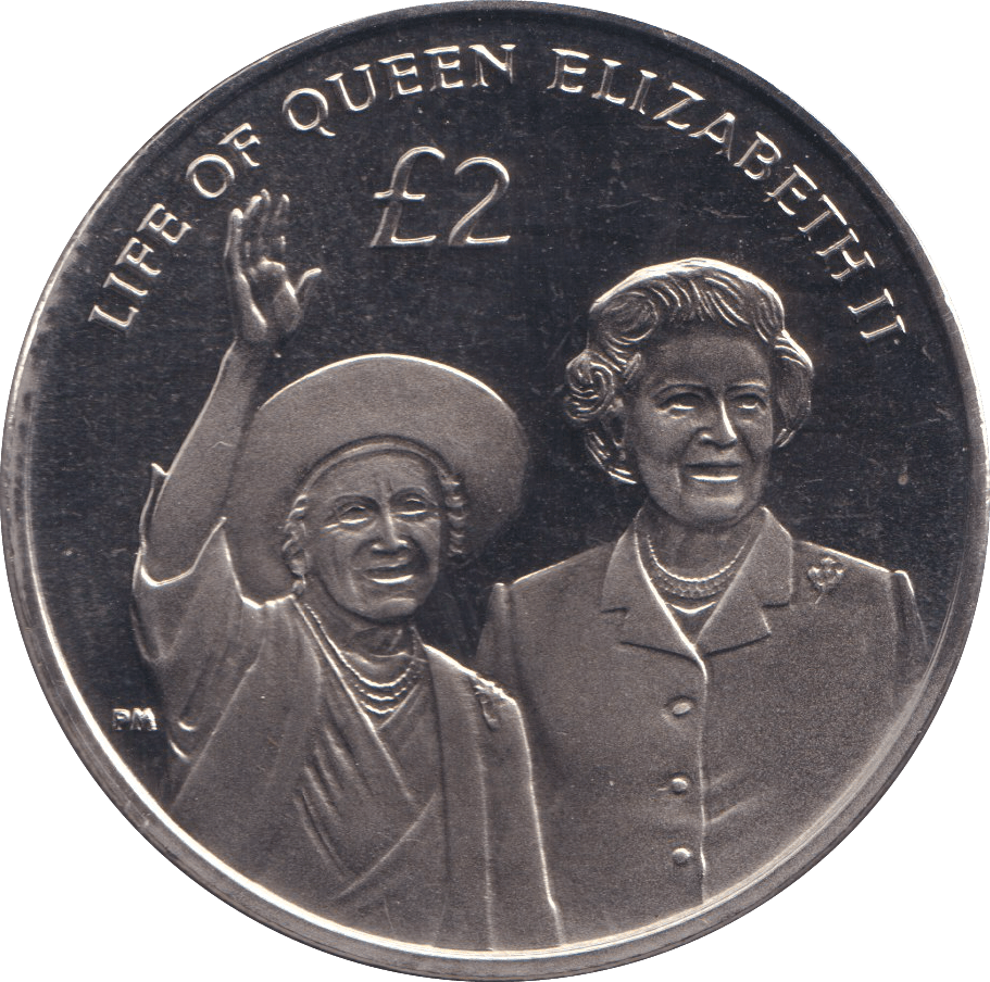 2012 TWO POUNDS THE QUEEN MOTHER BRITISH INDIAN OCEAN TERRITORY - WORLD COINS - Cambridgeshire Coins