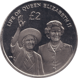 2012 TWO POUNDS THE QUEEN MOTHER BRITISH INDIAN OCEAN TERRITORY - WORLD COINS - Cambridgeshire Coins