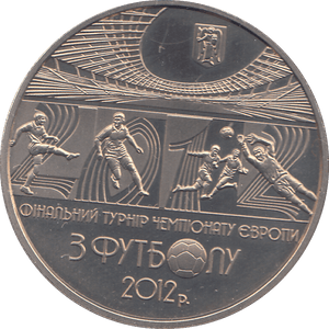 2012 UKRAINE 5 HRYVEN - WORLD COINS - Cambridgeshire Coins