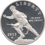 2012 USA SILVER PROOF COMMEMORATIVE LIBERTY DOLLAR - Silver Proof - Cambridgeshire Coins