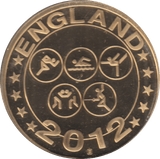 2012 WEIGHTLIFTING MEDALLION - WORLD COINS - Cambridgeshire Coins