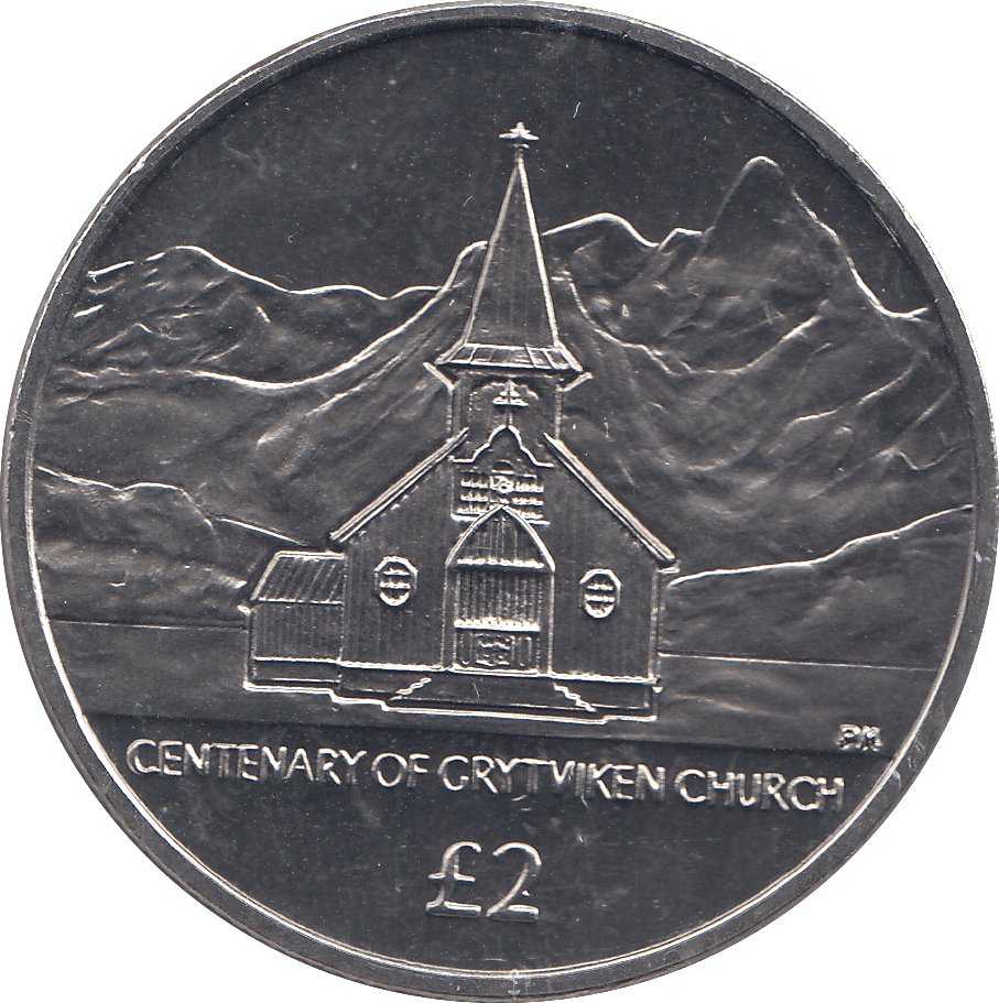 2013 2 POUND CENTURY OF THE GRYTVIKEN CHURCH ( BU ) - WORLD COINS - Cambridgeshire Coins