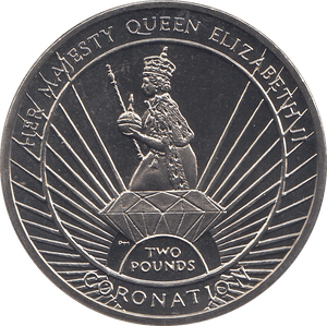 2013 2 POUND QUEEN ELIZABETH II DIAMOND JUBILEE ( BU ) - WORLD COINS - Cambridgeshire Coins