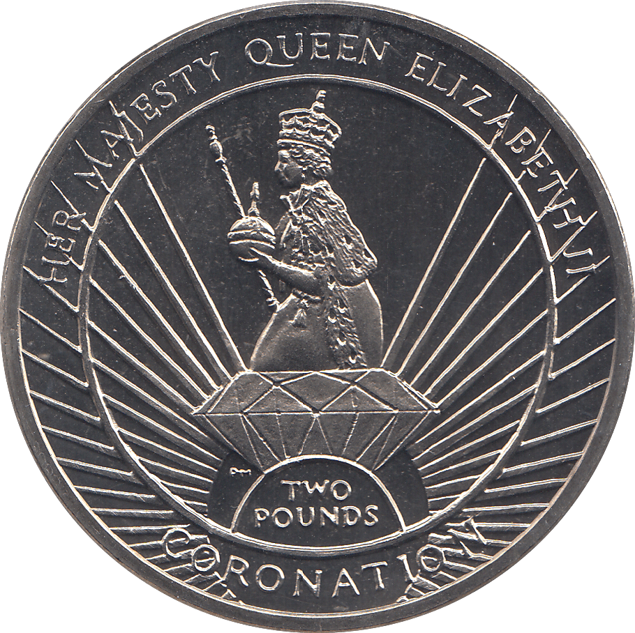 2013 2 POUND QUEEN ELIZABETH II DIAMOND JUBILEE ( BU ) - WORLD COINS - Cambridgeshire Coins
