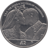 2013 2 POUND THE DUKE & DUCHESS OF CAMBRIDGE ( BU ) - WORLD COINS - Cambridgeshire Coins