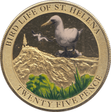 2013 25 PENCE BIRD LIFE OF ST HELENA - WORLD COINS - Cambridgeshire Coins