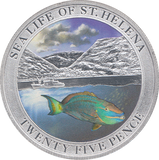 2013 25 PENCE SEA LIFE OF ST HELENA ( P ) - WORLD COINS - Cambridgeshire Coins