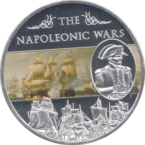 2013 25 PENCE THE NAPOLEONIC WARS ( P ) - WORLD COINS - Cambridgeshire Coins