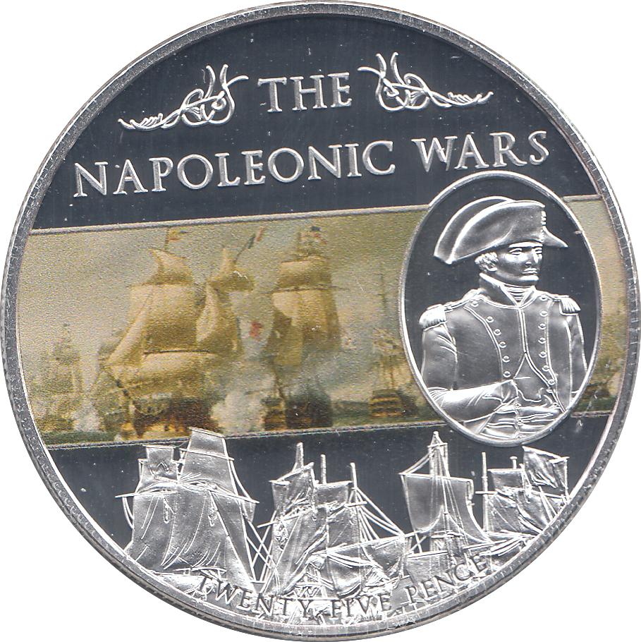 2013 25 PENCE THE NAPOLEONIC WARS ( P ) - WORLD COINS - Cambridgeshire Coins