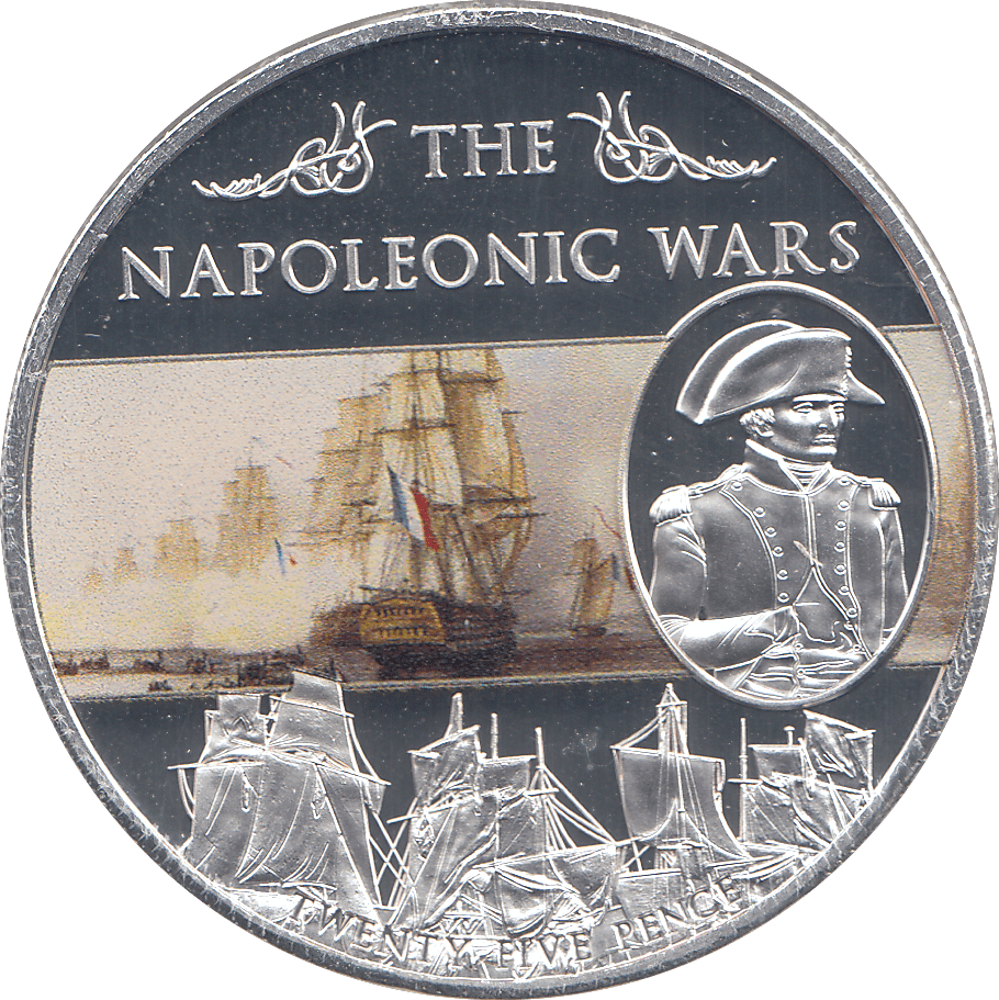 2013 25 PENCE THE NAPOLEONIC WARS ( P ) - WORLD COINS - Cambridgeshire Coins