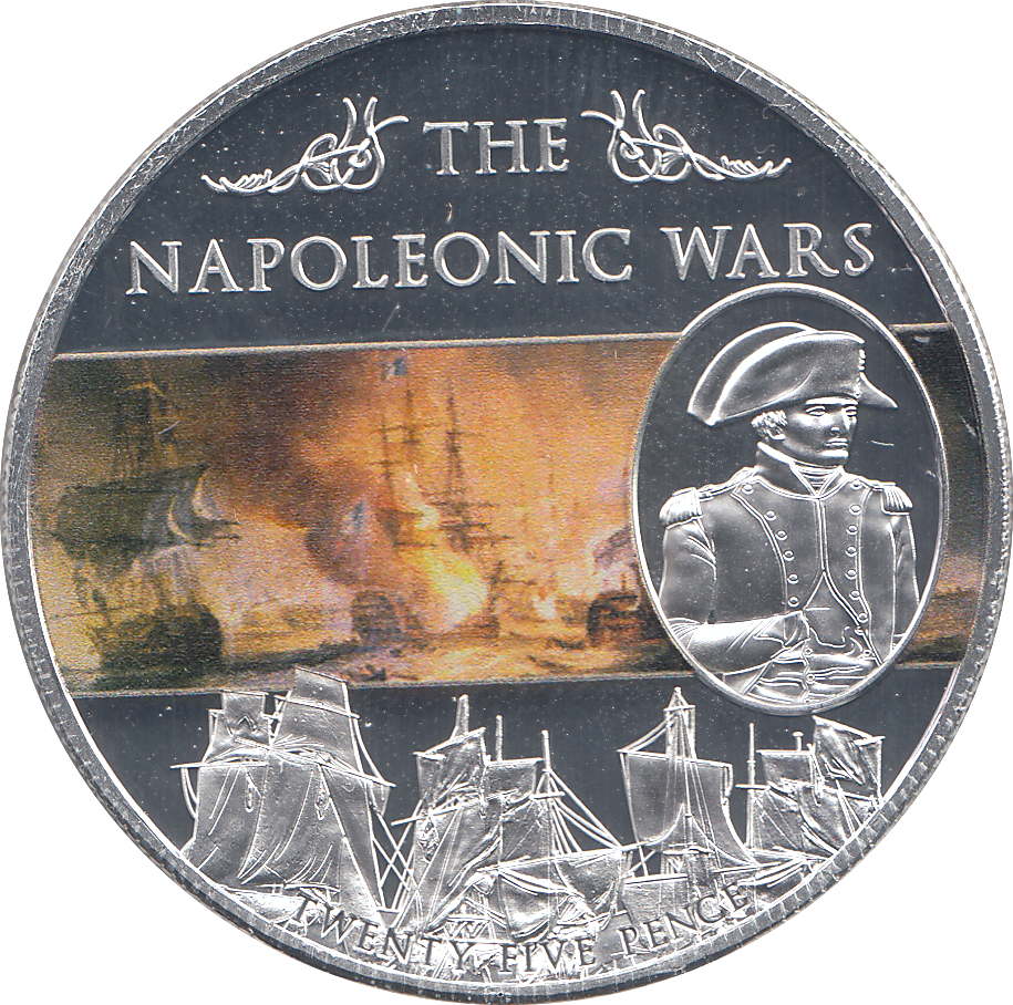 2013 25 PENCE THE NAPOLEONIC WARS ( P ) - WORLD COINS - Cambridgeshire Coins