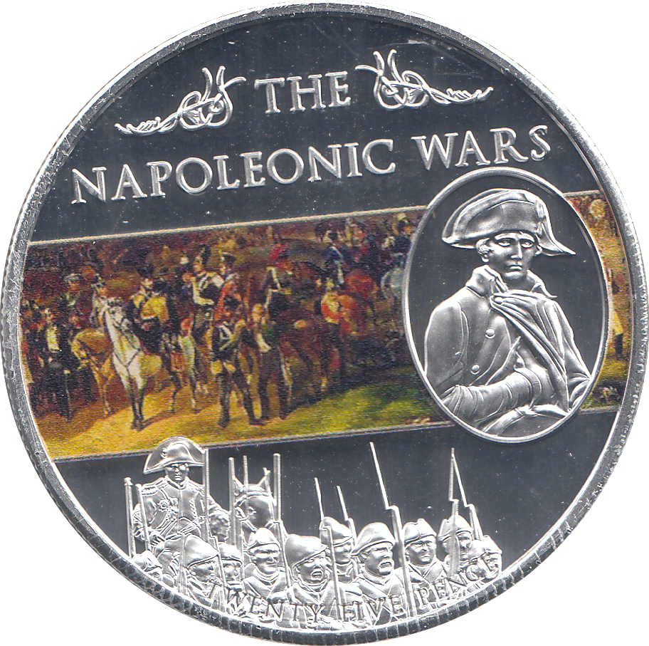 2013 25 PENCE THE NAPOLEONIC WARS ( P ) - WORLD COINS - Cambridgeshire Coins