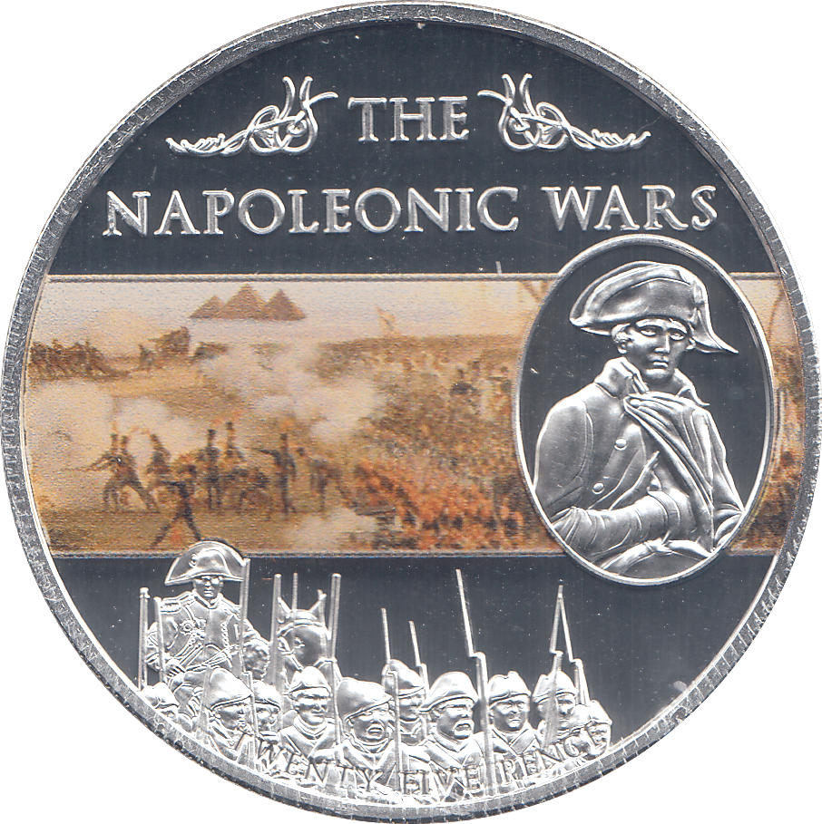 2013 25 PENCE THE NAPOLEONIC WARS ( P ) - WORLD COINS - Cambridgeshire Coins