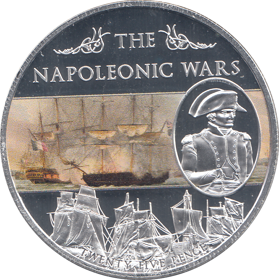 2013 25 PENCE THE NAPOLEONIC WARS ( P ) - WORLD COINS - Cambridgeshire Coins