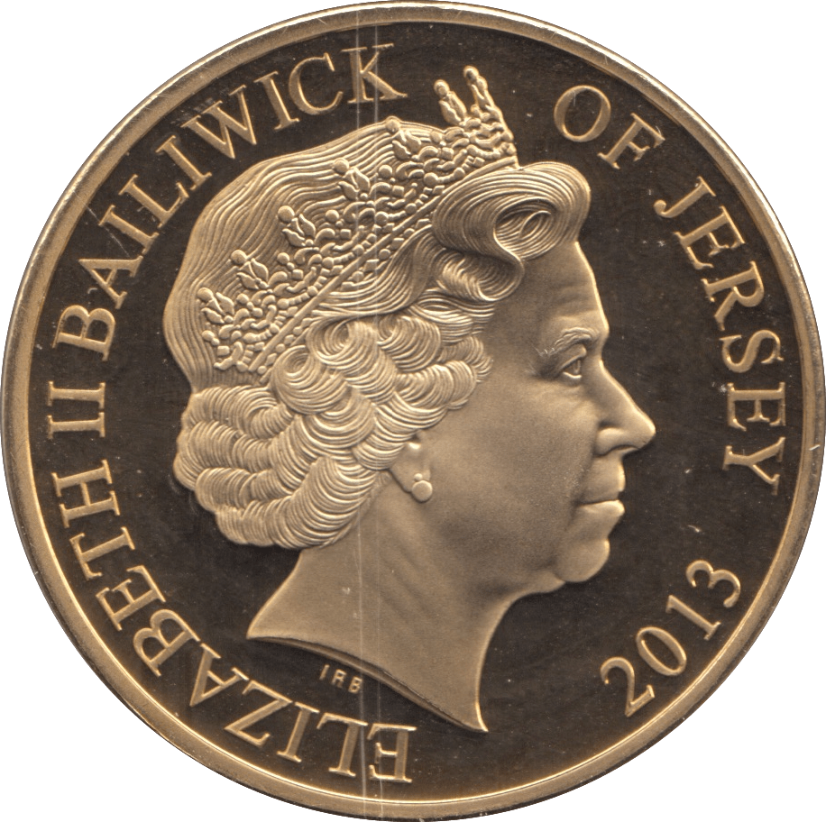 2013 50 PENCE JERSEY F171 - CROWN - Cambridgeshire Coins