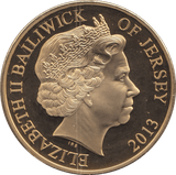 2013 50 PENCE JERSEY F171 - CROWN - Cambridgeshire Coins